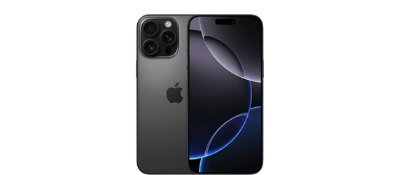 iPhone 16 Pro Max Produktabbildung Vorder-/Rückseite iPhone 16 Pro Max