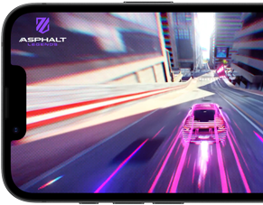 Ein iPhone 17e, auf dem ein Rennspiel gespielt wird