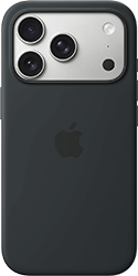 Produktabbildung iPhone 17 Pro Silikon Case Schwarz