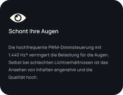 Schont ihre Augen