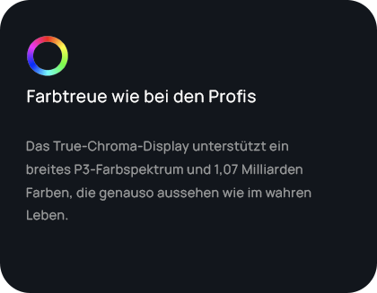 Farbtreue wie bei den Profis