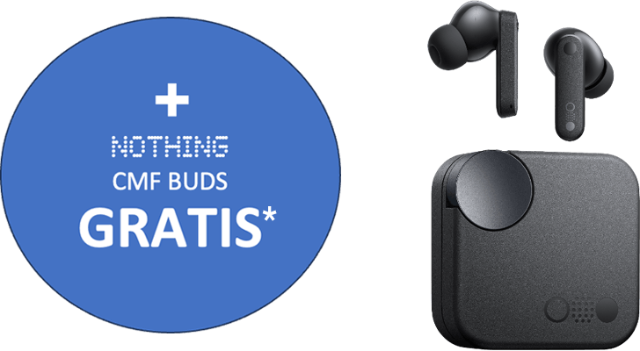 Nothing CMF Buds Plus Nothing CMF Buds gratis.