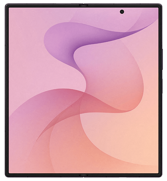 Produktabbildung Samsung Galaxy Fold8 Ultra - Aufgeklappte Vorderansicht.
