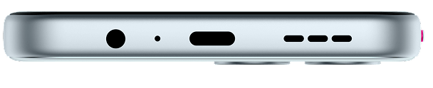 Produktabbildung des T Phone 3, Unterseite mit Anschlüssen Produktabbildung des T Phone 3, Unterseite mit Anschlüssen