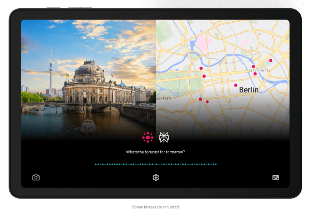 Kartenansicht im T Tablet 2 mit MagentaAI Kartenansicht im T Tablet 2 mit MagentaAI