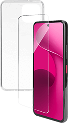 Das T Phone 3 Pro Protection Kit mit Schutzfolie und Hülle