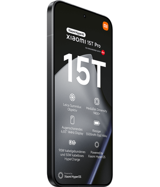 Xiaomi 15T Pro Produktabbildung - Vorderansicht