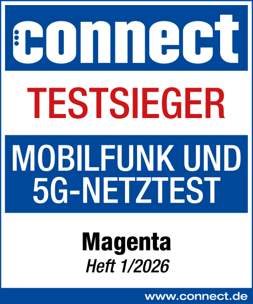 Connect Testsieger - Mobilfunk und 5G Netzttest Heft 1/2026