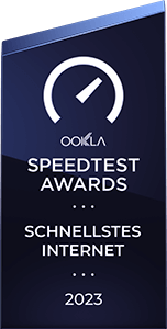 OOKLA Testsieger: Schnellstes Internet