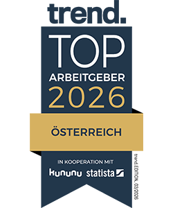 trend. Top Arbeitgeber 2026 Österreich. In Kooperation mit kununu und statista