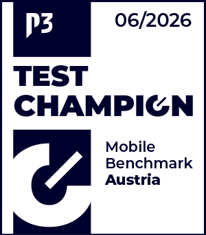 P3 Test Champion, Mobile Benchmark Austria, 06/2026