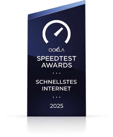 OOKLA Speedtest Awards, Schnellstes Internet 2025