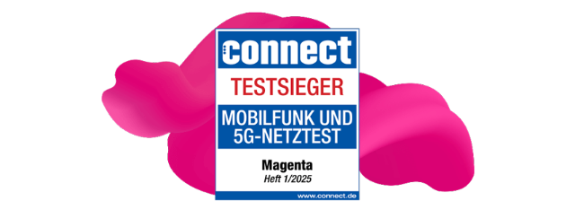 Connect Testsieger Connect Mobilfunk und 5G-Netztest: Testsieger Heft 1/2025