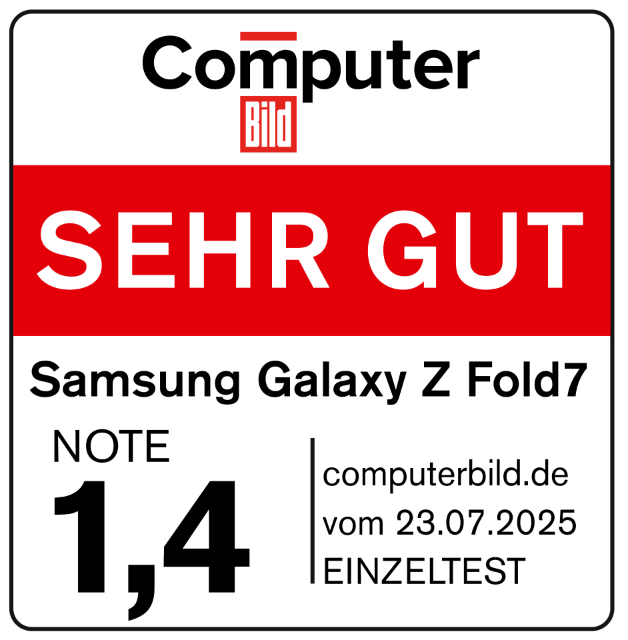 Fold 7 Computer Bild Testsiegel
