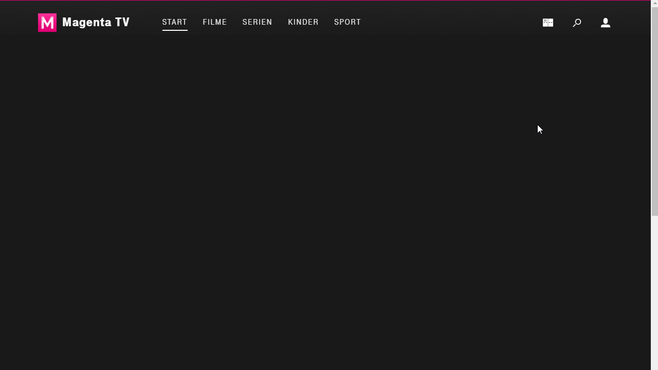 Magenta TV Web - Favoriten