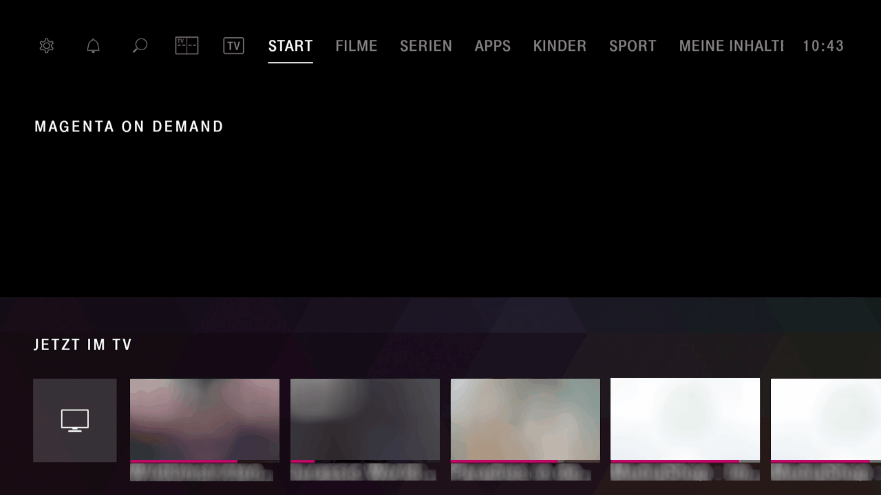 Überblick zu den wichtigsten Einstellungsmöglichkeiten Magenta TV Box