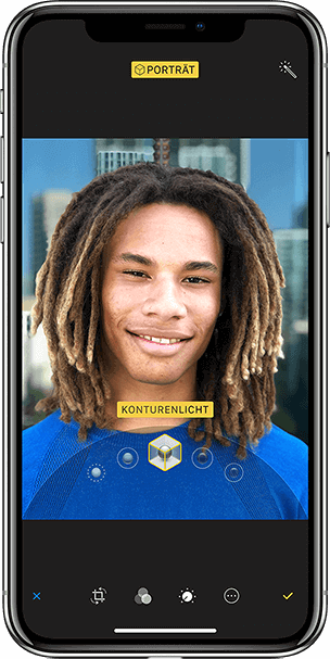 iPhone X – mit Porträtlicht