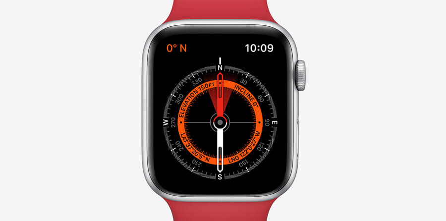 Apple Watch Series 5 - Kompass