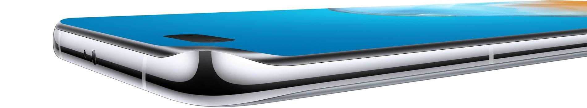 Curve-Design des Huawei P40 Pro