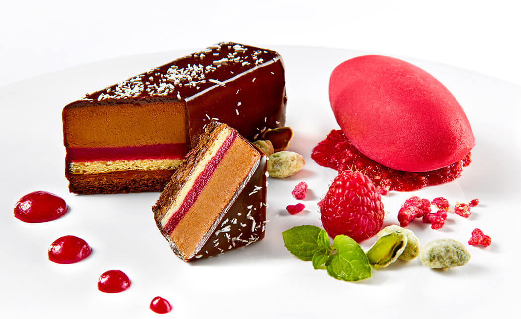 Schokoriegel mit Tonkabohne und Himbeere